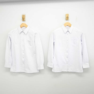 【中古】福岡県 福岡市内中学標準服 女子制服 4点 (ブレザー・シャツ・スカート) sf074237