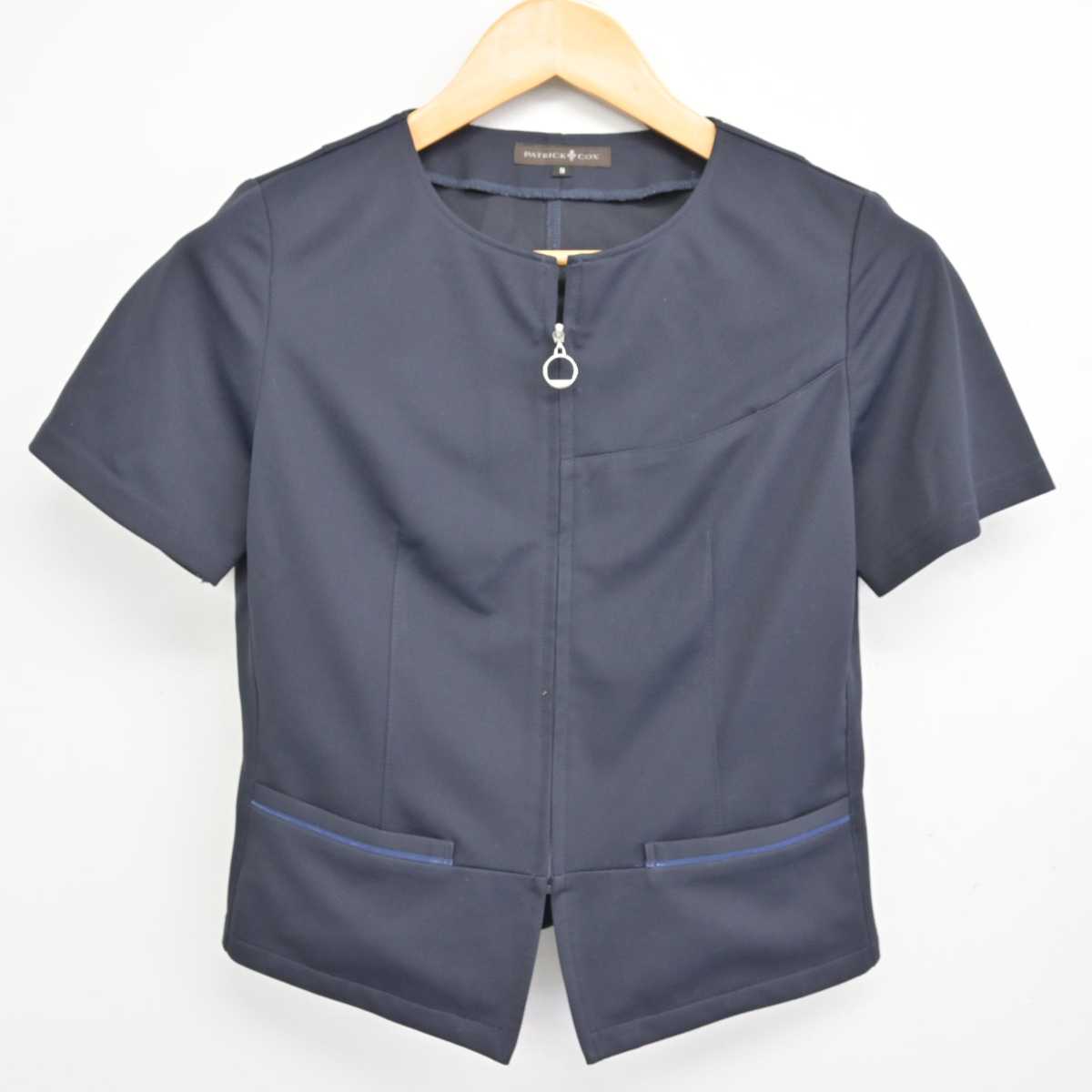 【中古】 事務服 女子制服 2点 (ブラウス・スカート) sf074248