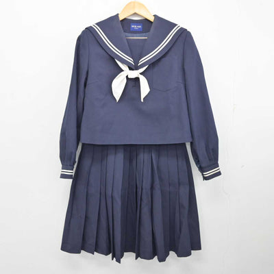 【中古】愛知県 田原市立東部中学校 女子制服 3点 (セーラー服・スカート) sf074255