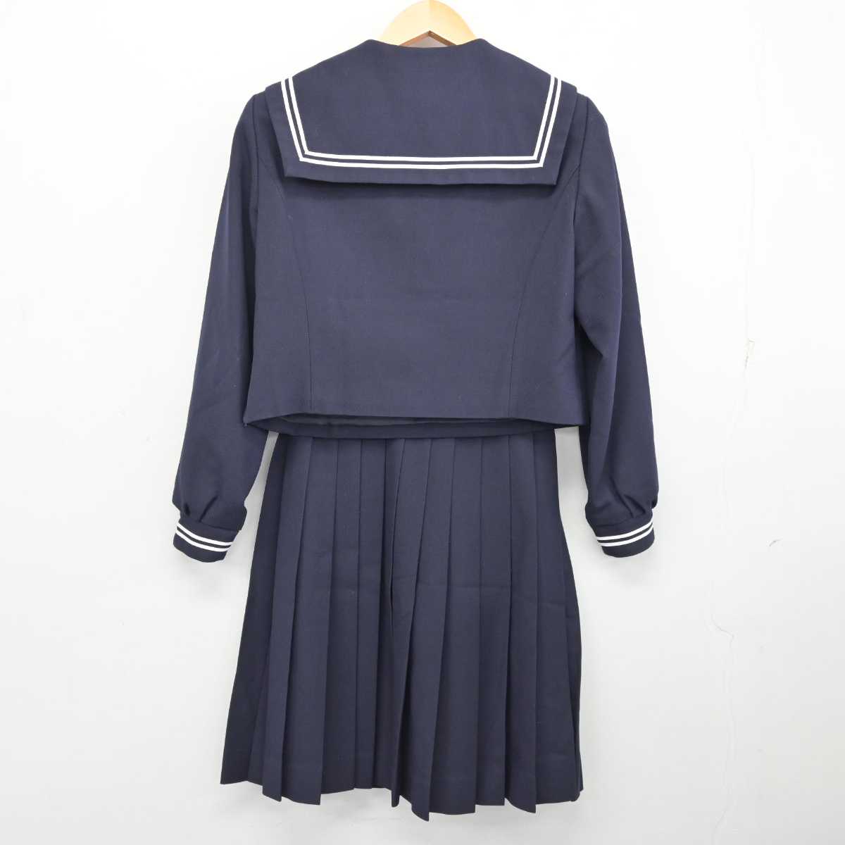 【中古】愛知県 田原市立東部中学校 女子制服 2点 (セーラー服・スカート) sf074256