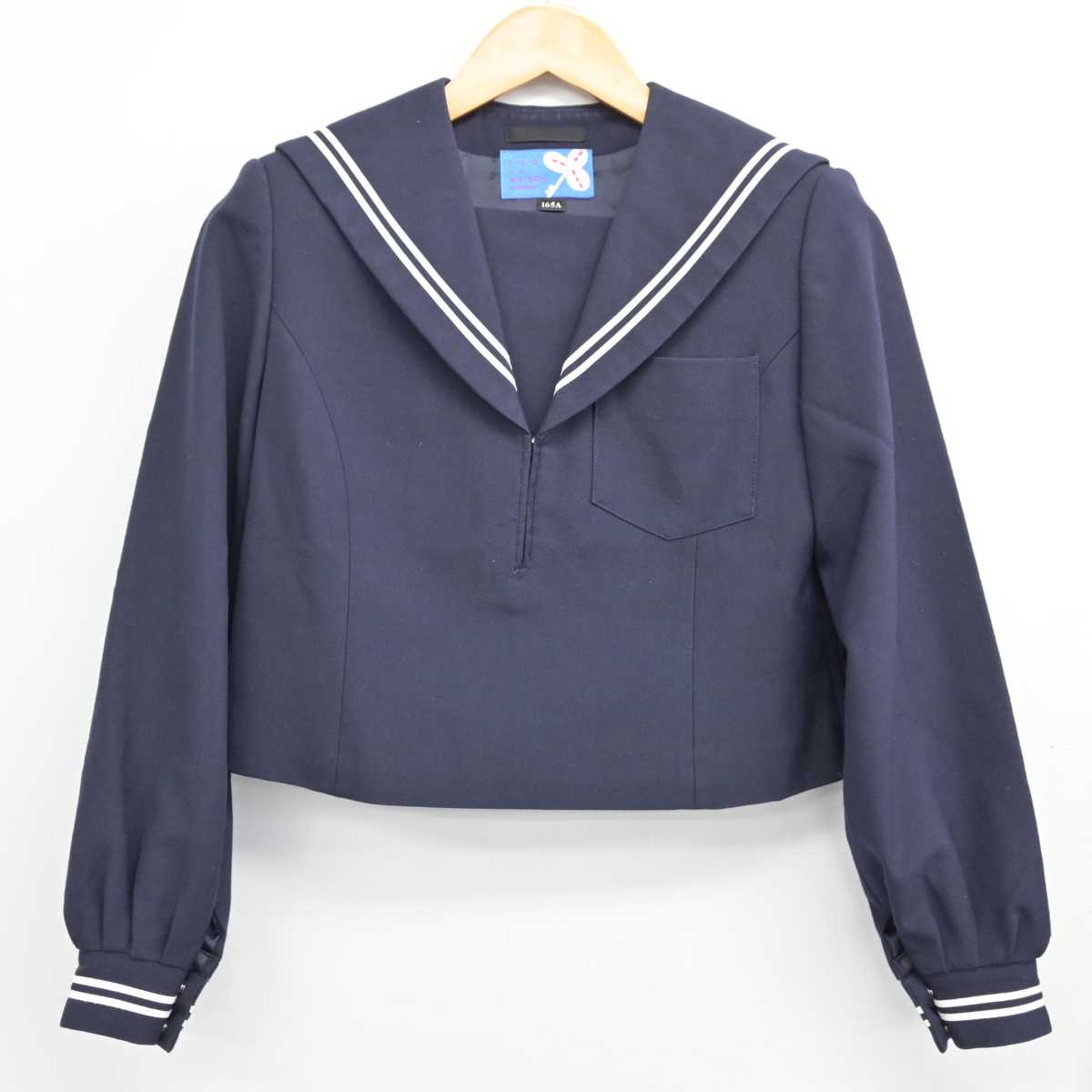 【中古】愛知県 田原市立東部中学校 女子制服 2点 (セーラー服・スカート) sf074256