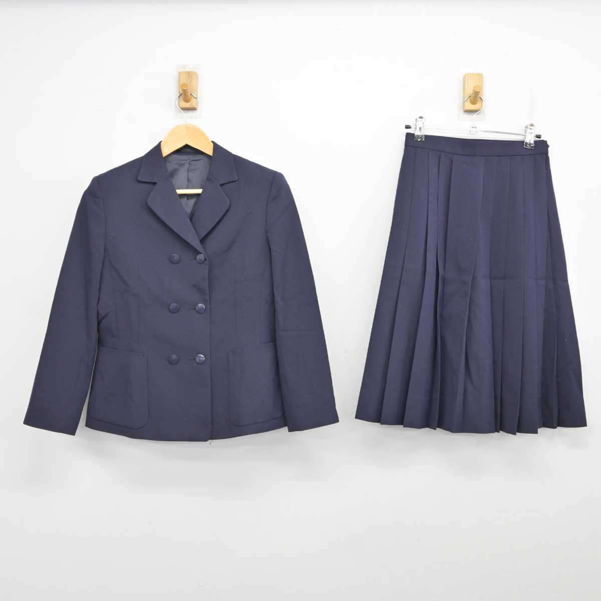 【中古】神奈川県 南毛利中学校 女子制服 2点 (ブレザー・スカート) sf074259