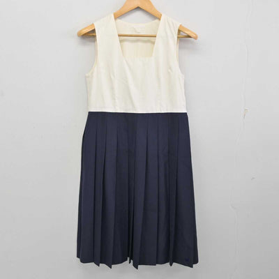 【中古】福岡県 博多女子高等学校 女子制服 3点 (セーラー服・ジャンパースカート) sf074266