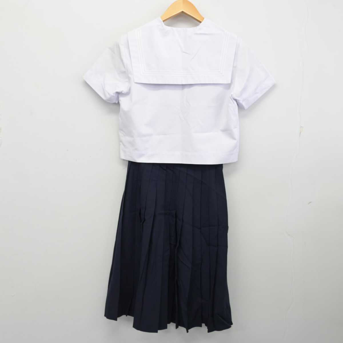 【中古】兵庫県 姫路東高等学校 女子制服 2点 (セーラー服・スカート) sf074271