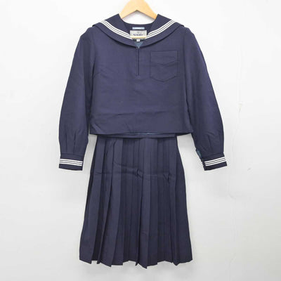 【中古】兵庫県 姫路東高等学校 女子制服 2点 (セーラー服・スカート) sf074275