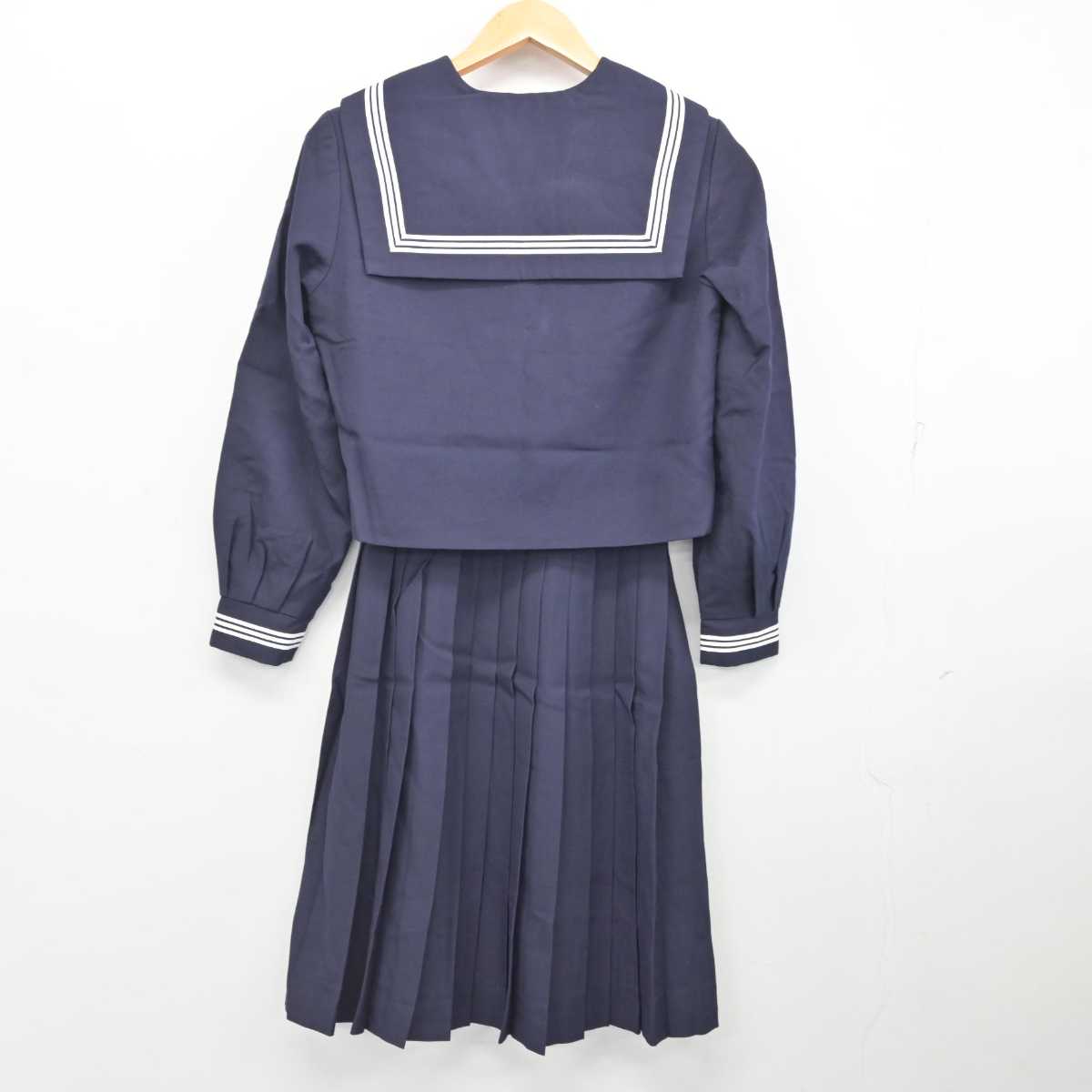 【中古】兵庫県 姫路東高等学校 女子制服 2点 (セーラー服・スカート) sf074275