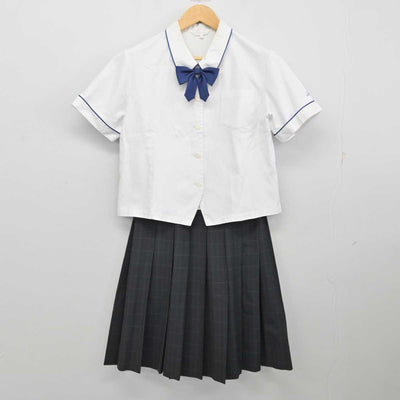 【中古】佐賀県 鳥栖商業高等学校 女子制服 4点 (シャツ・スカート) sf074279