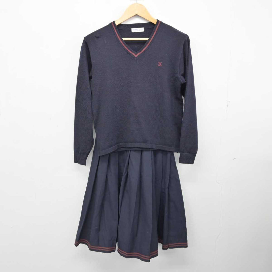 【中古】静岡県 浜松開誠館中学校・高等学校 女子制服 4点 (ブレザー・ニット・スカート) sf074289 | 中古制服通販パレイド