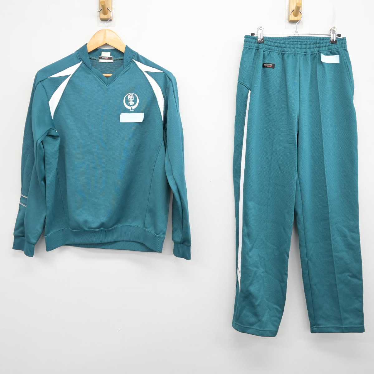 【中古】佐賀県 鳥栖商業高等学校 女子制服 3点 (ジャージ 上・ジャージ 下・体操服 下) sf074295