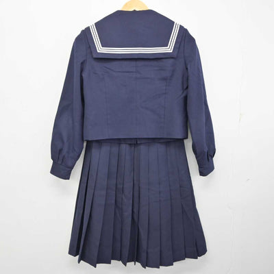 【中古】福岡県 昭代中学校 女子制服 3点 (セーラー服・スカート) sf074302