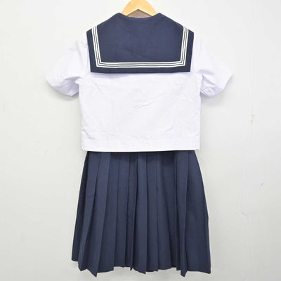 【中古】福岡園 昭代中学校 女子制服 3点 (セーラー服・スカート) sf074304