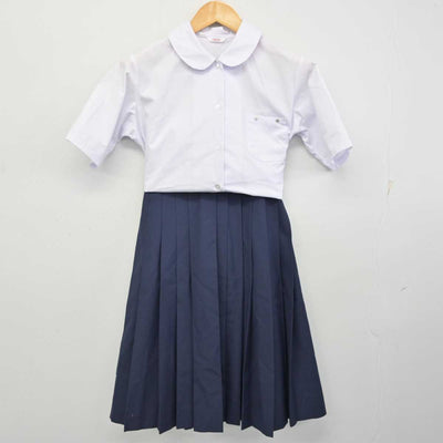 【中古】静岡県 島田第一中学校 女子制服 2点 (シャツ・スカート) sf074307