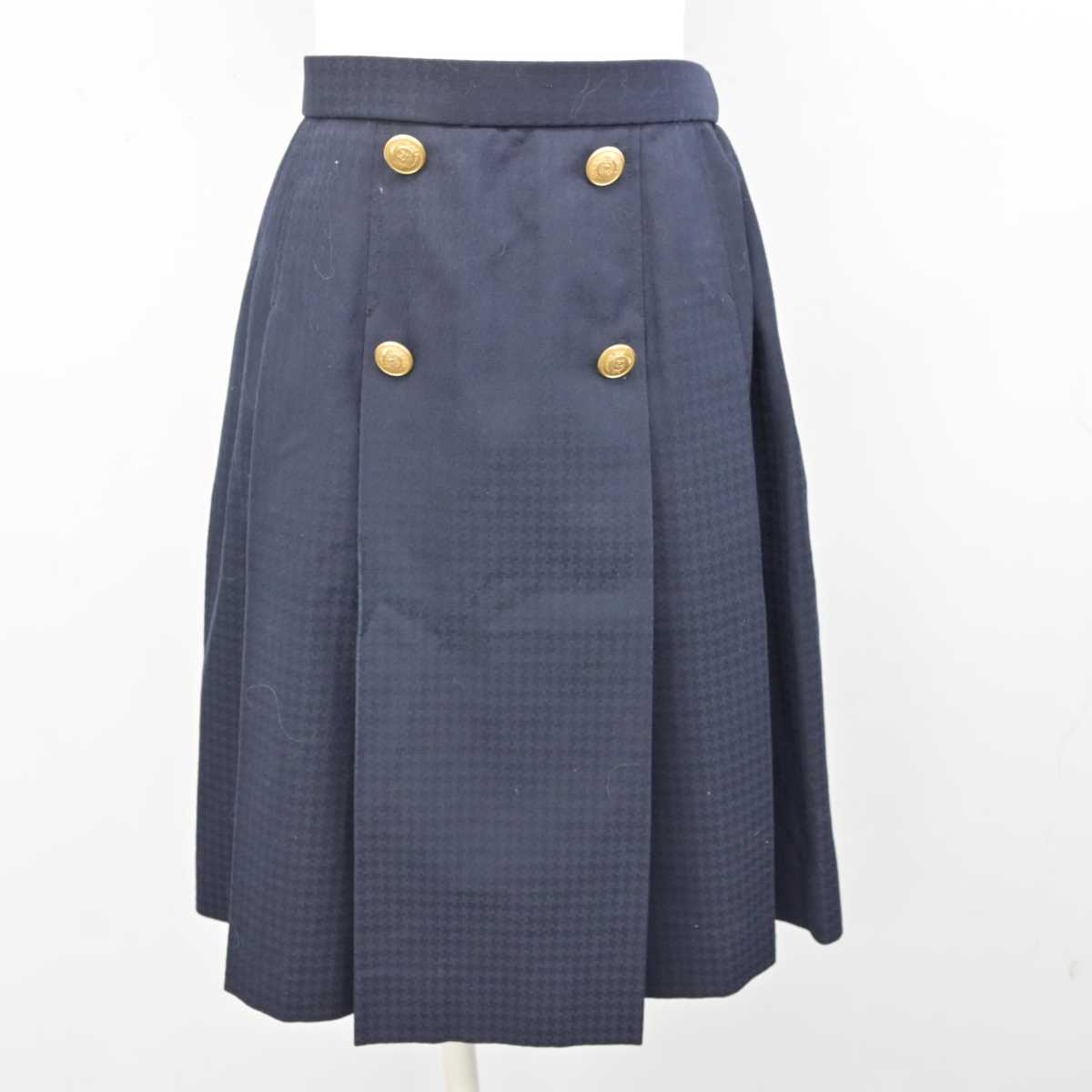 【中古】福岡県 博多学園 博多高等学校 女子制服 4点 (ブレザー・シャツ・スカート) sf074308