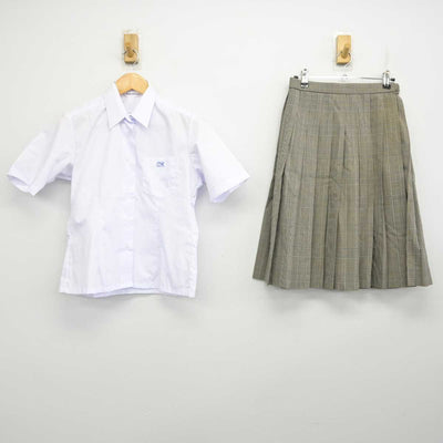 【中古】兵庫県 神戸甲北高等学校 女子制服 2点 (シャツ・スカート) sf074311