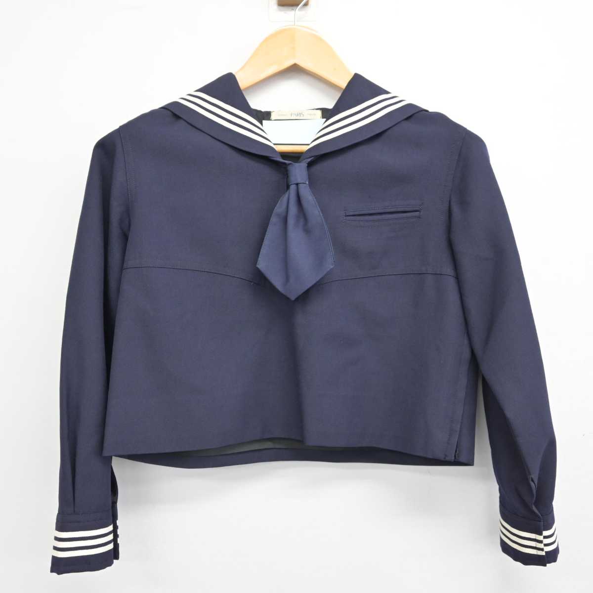 【中古】東京都 十文字高等学校 女子制服 3点 (セーラー服・スカート) sf074314