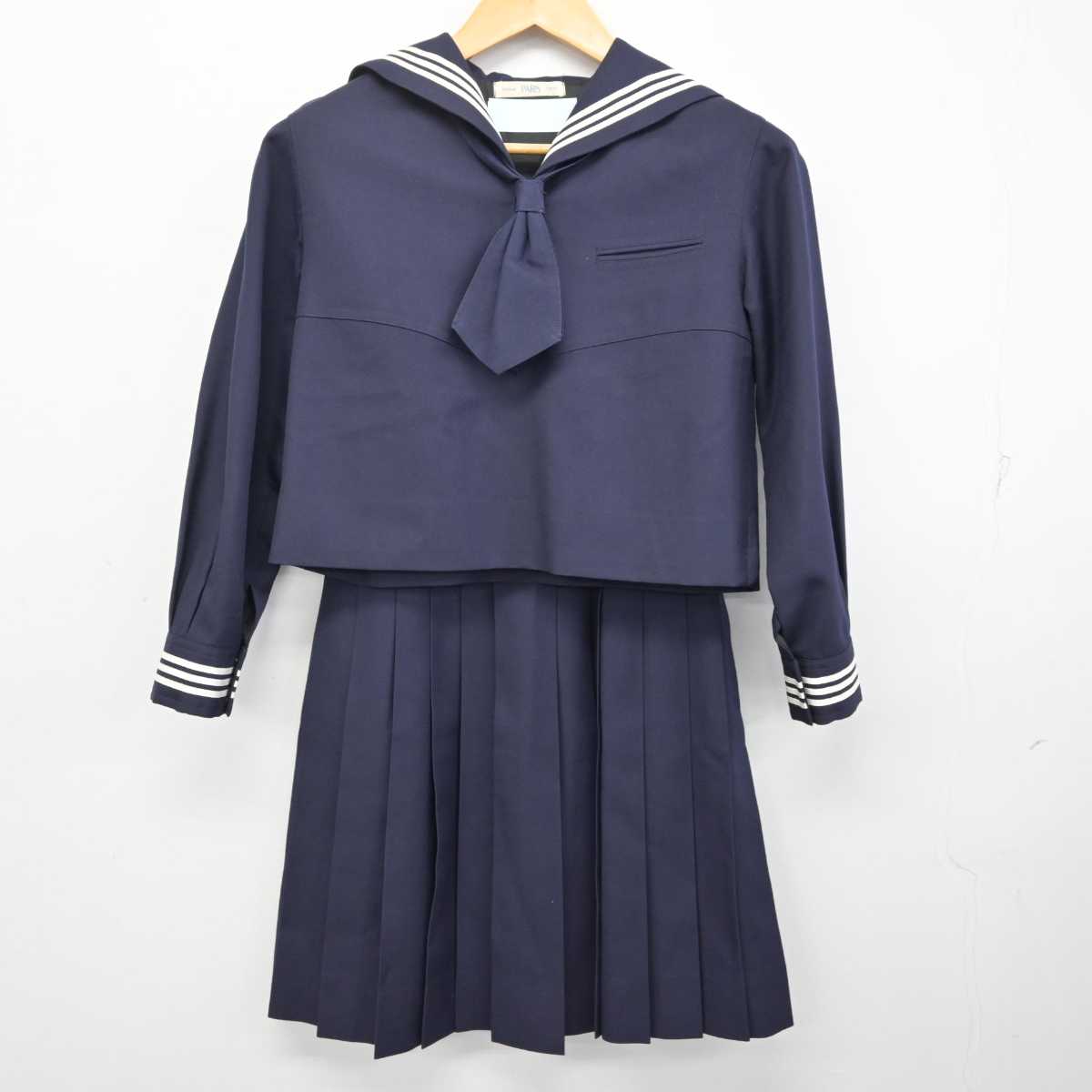 【中古】東京都 十文字高等学校 女子制服 3点 (セーラー服・スカート) sf074315