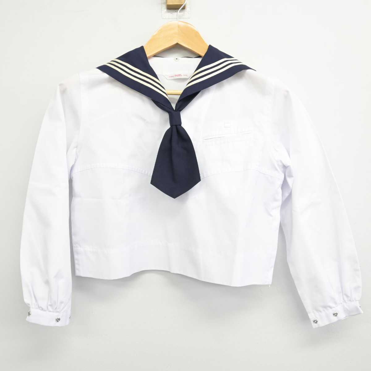 【中古】東京都 十文字高等学校 女子制服 5点 (セーラー服・スカート) sf074317