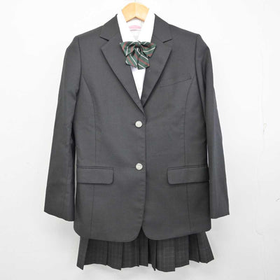 【中古】神奈川県 中川中学校 女子制服 4点 (ブレザー・シャツ・スカート) sf074325