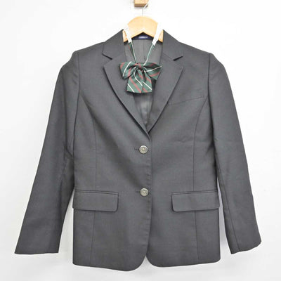 【中古】神奈川県 中川中学校 女子制服 4点 (ブレザー・スカート) sf074326