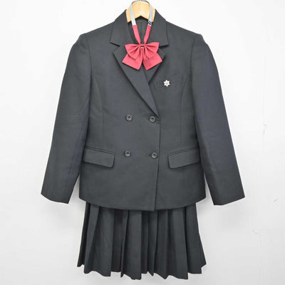 【中古】新潟県 三条東高等学校 女子制服 4点 (ブレザー・スカート) sf074332