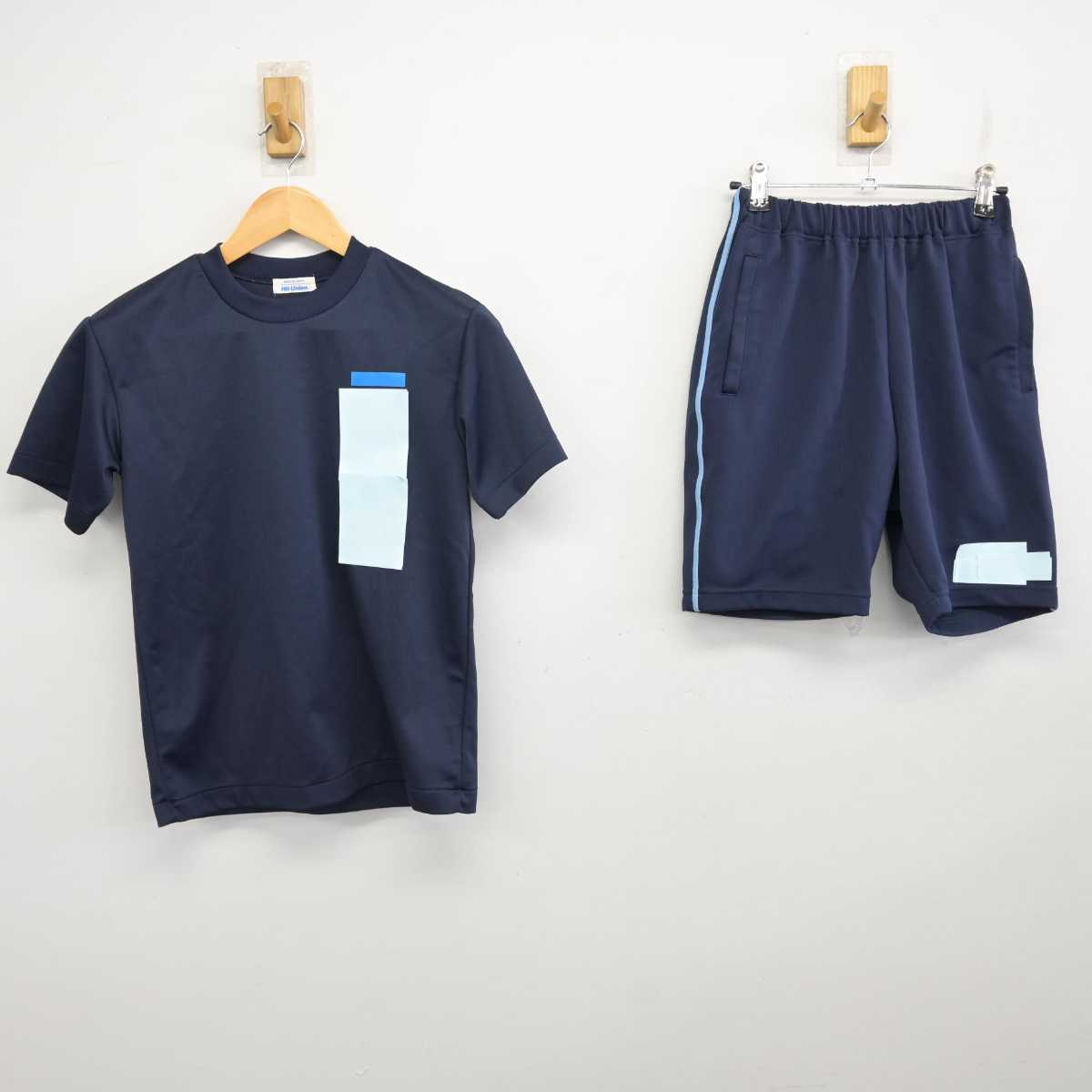 【中古】新潟県 三条東高等学校 女子制服 2点 (体操服 上・体操服 下) sf074336