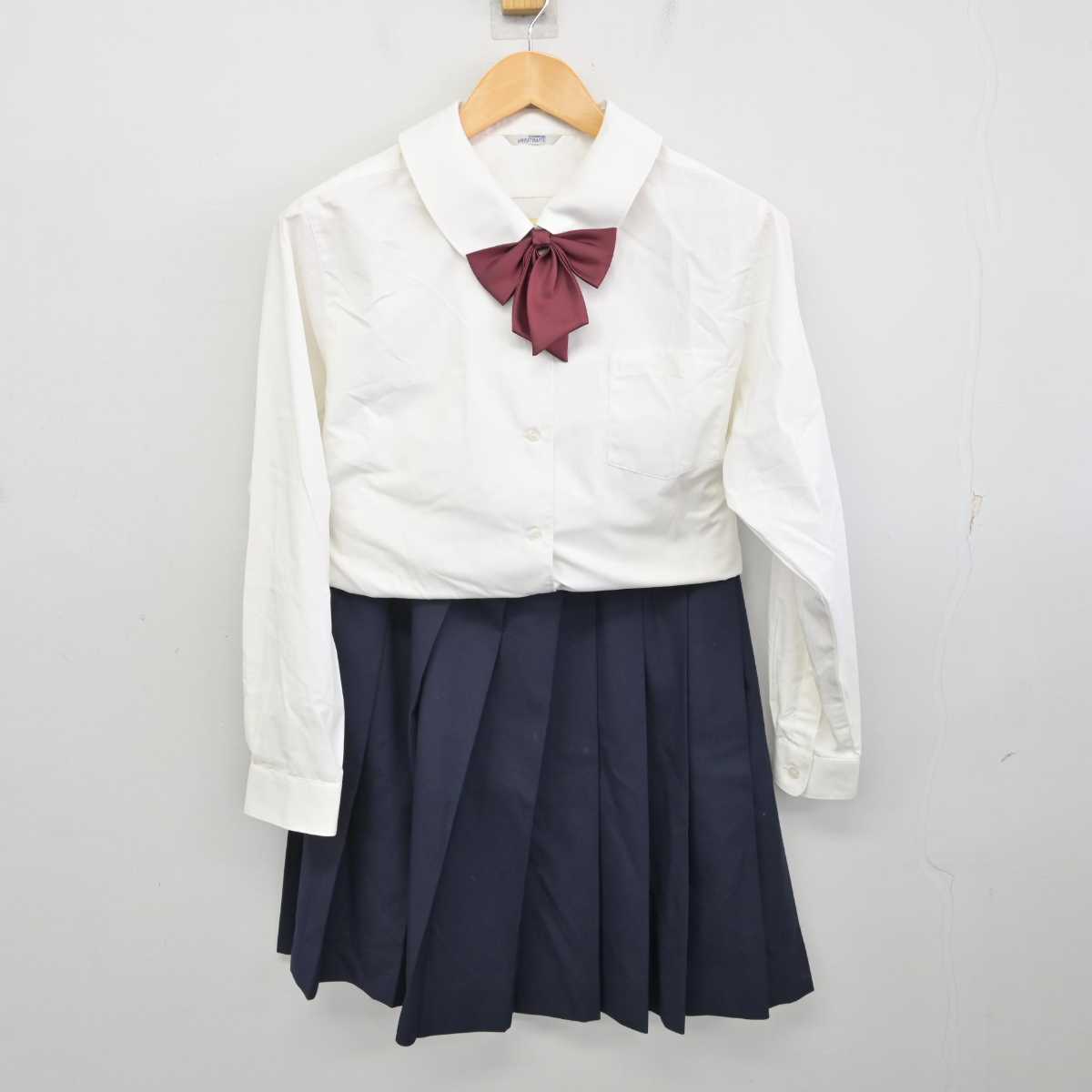 【中古】長野県 高松学園 伊那西高等学校/旧モデル 女子制服 5点 (ブレザー・シャツ・スカート) sf074339