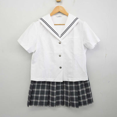 【中古】長野県 高松学園 伊那西高等学校 女子制服 3点 (セーラー服・スカート) sf074341