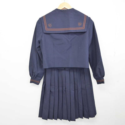 【中古】千葉県 河原塚中学校 女子制服 3点 (セーラー服・スカート) sf074346