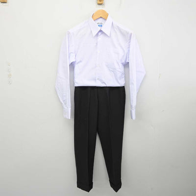 【中古】千葉県 河原塚中学校 男子制服 2点 (シャツ・ズボン) sf074350