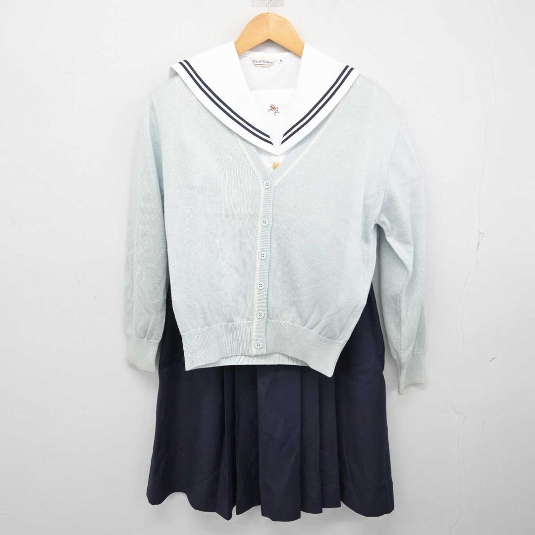 中古】愛知県 南山学園 聖霊中学・高等学校 女子制服 3点 (セーラー服・ニット・スカート) sf074359 | 中古制服通販パレイド