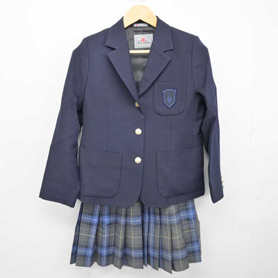 【中古】東京都 麹町学園女子中学校・高等学校 女子制服 3点 (ブレザー・スカート) sf074367