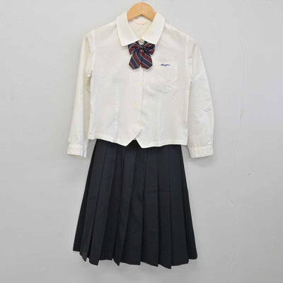 【中古】愛知県 木曽川高等学校 女子制服 5点 (ブレザー・シャツ・スカート) sf074375