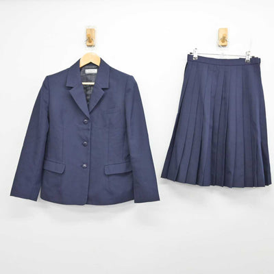 【中古】滋賀県 大津高等学校 女子制服 2点 (ブレザー・スカート) sf074376