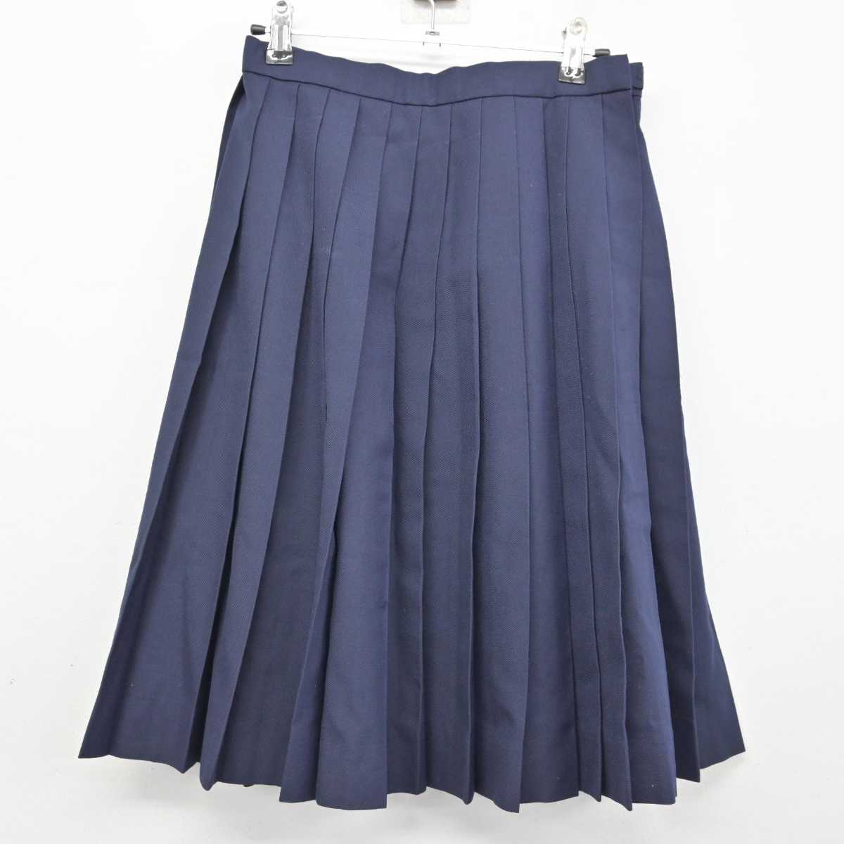 【中古】滋賀県 大津高等学校 女子制服 2点 (ブレザー・スカート) sf074376