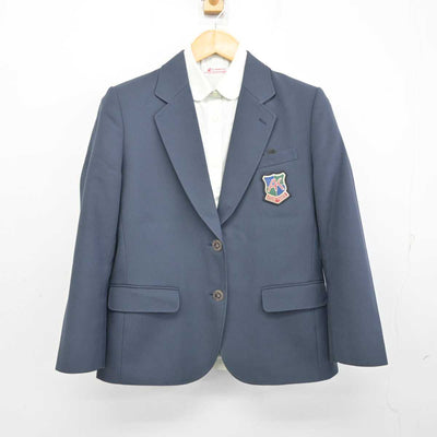 【中古】北海道 札幌市立厚別北中学校 女子制服 2点 (ブレザー・シャツ) sf074389