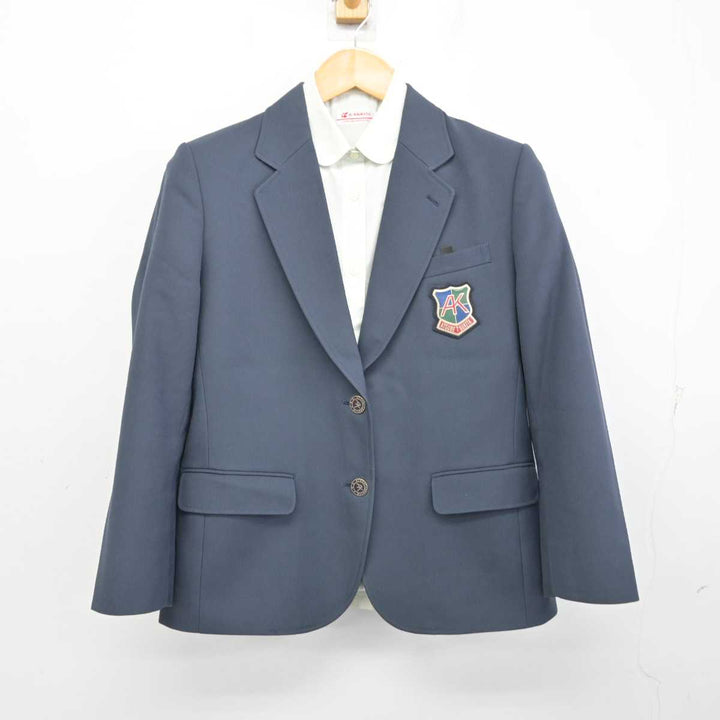 【中古】北海道 札幌市立厚別北中学校 女子制服 2点 (ブレザー・シャツ) sf074389