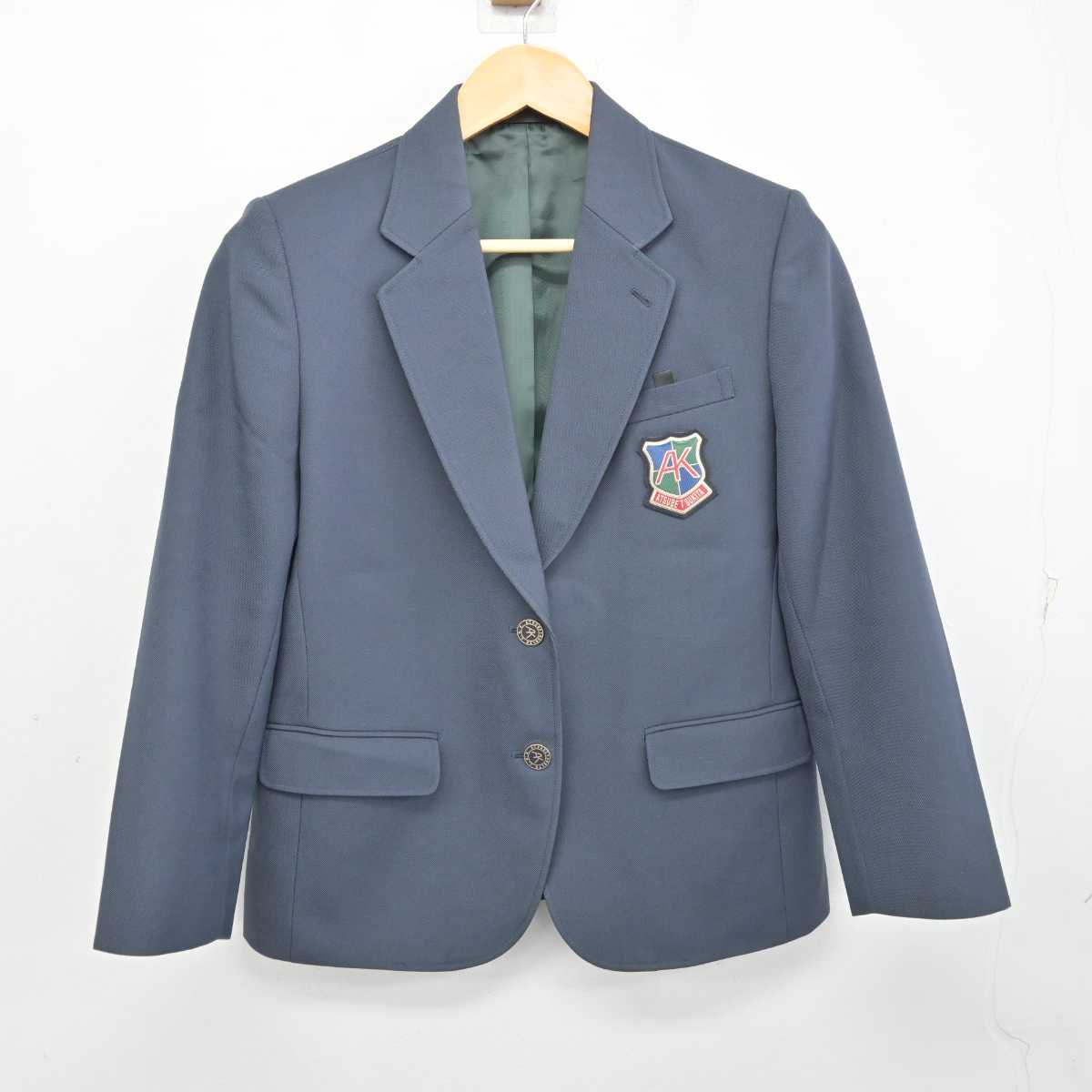 【中古】北海道 札幌市立厚別北中学校 女子制服 2点 (ブレザー・シャツ) sf074389