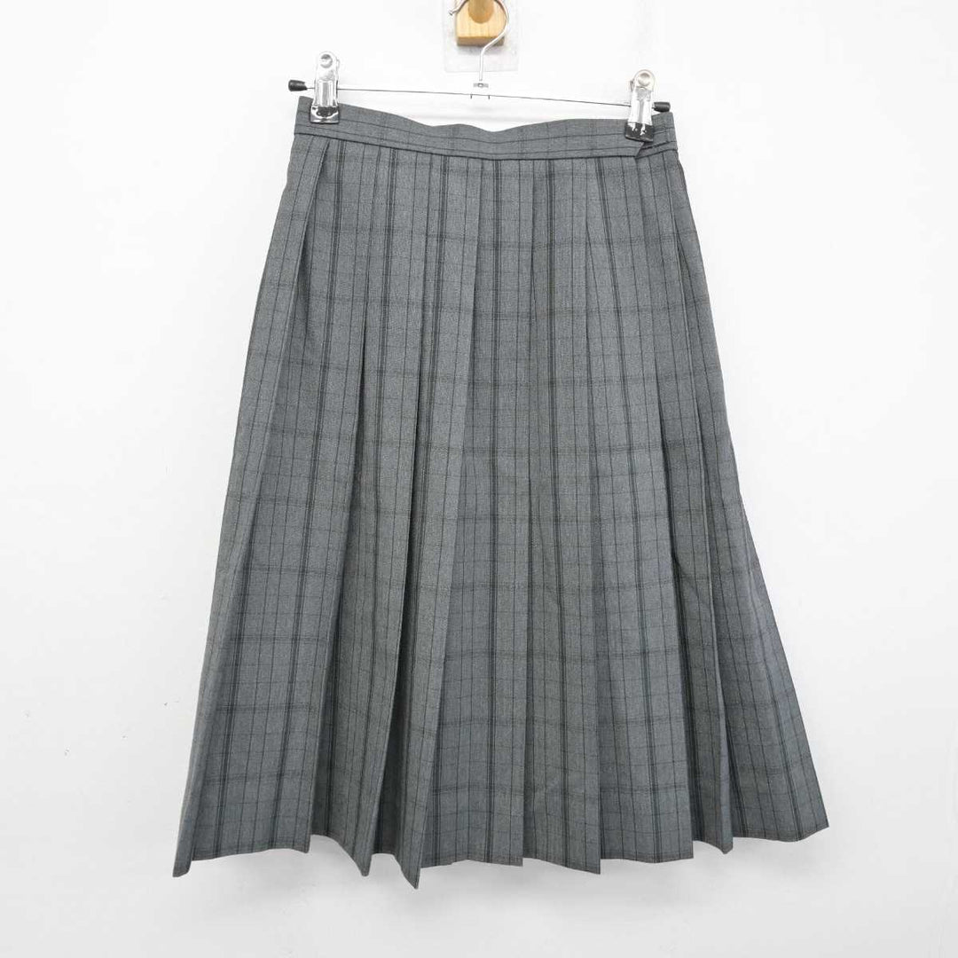 【中古】北海道 札幌市立厚別北中学校 女子制服 4点 (ベスト・シャツ・スカート) sf074390 | 中古制服通販パレイド