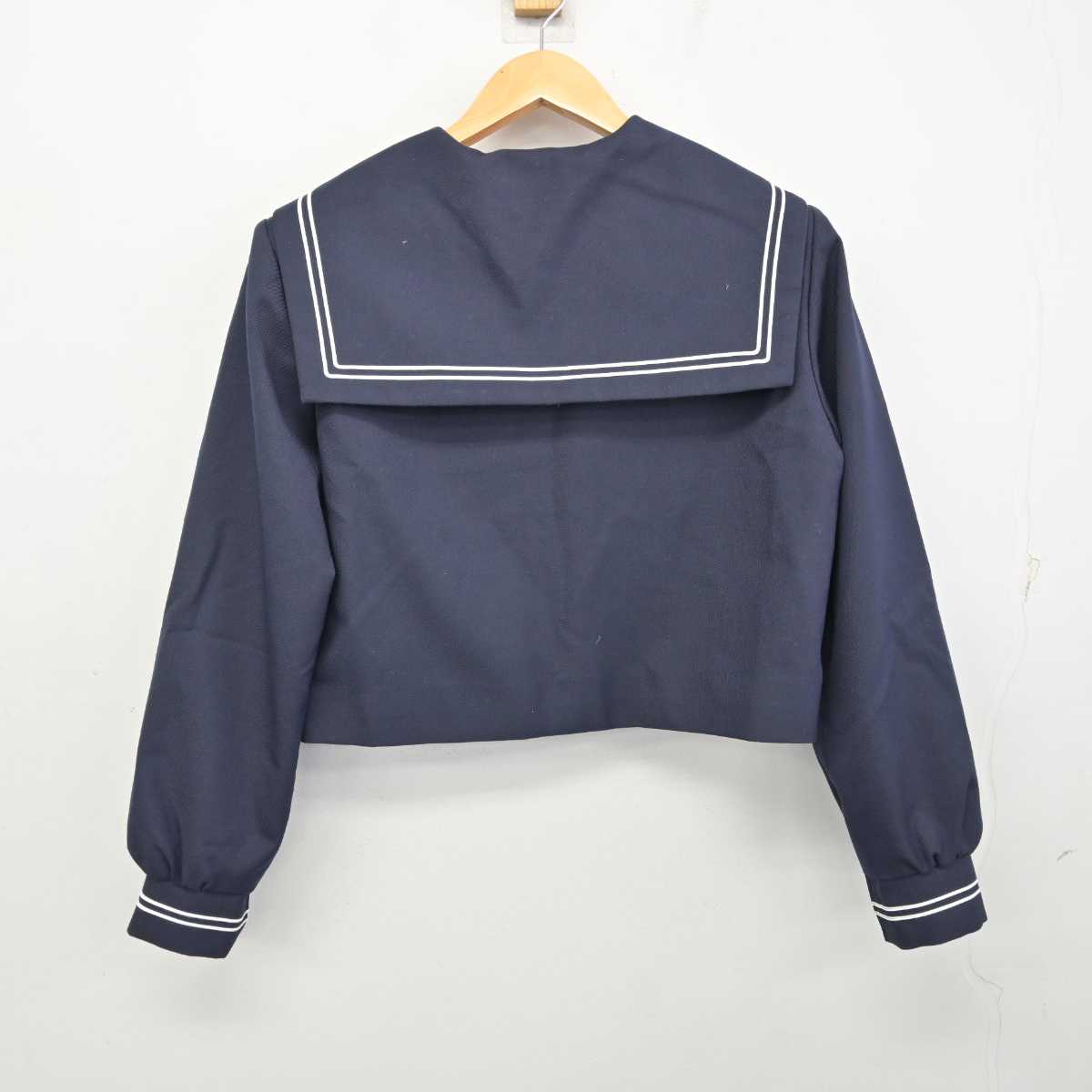 【中古】静岡県 浜松市立東陽中学校 女子制服 2点 (セーラー服・スカート) sf074396