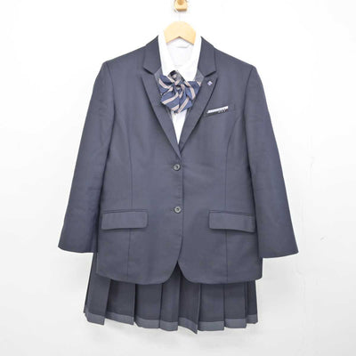 【中古】北海道 札幌国際情報高等学校 女子制服 5点 (ブレザー・シャツ・スカート) sf074404