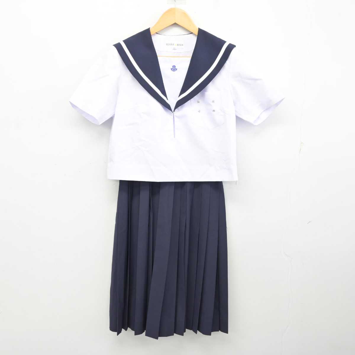 【中古】愛知県 高浜市立南中学校 女子制服 2点 (セーラー服・スカート) sf074408