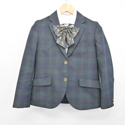 【中古】長崎県 長崎日本大学高等学校 女子制服 3点 (ブレザー・シャツ) sf074417