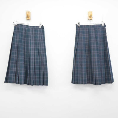 【中古】千葉県 原山中学校 女子制服 2点 (スカート) sf074421