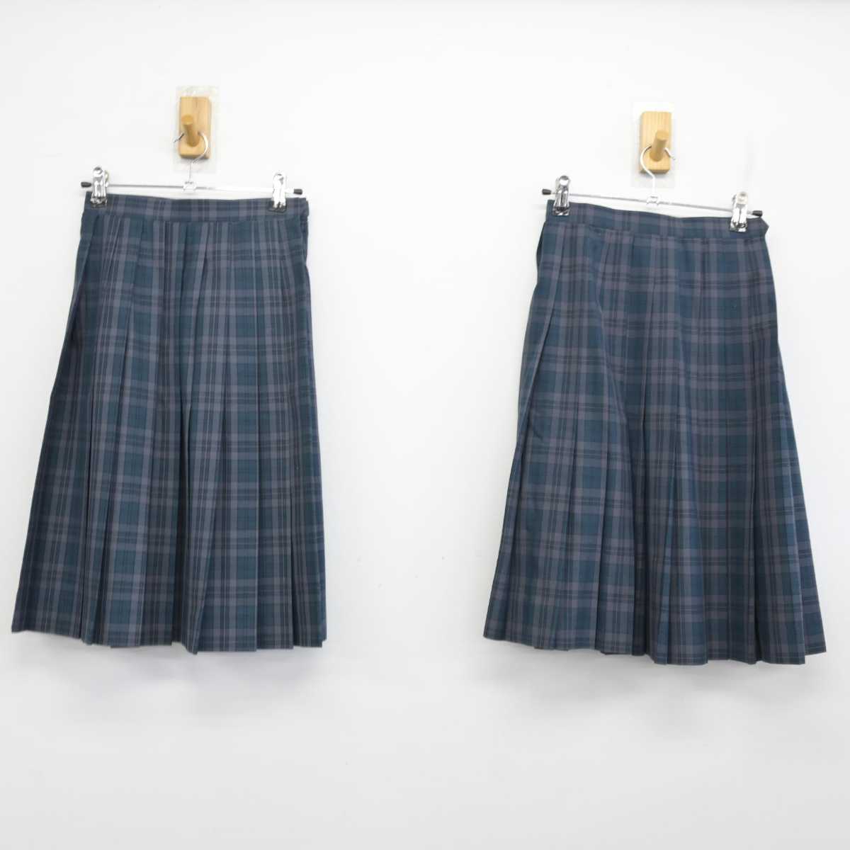 【中古】千葉県 原山中学校 女子制服 2点 (スカート) sf074422