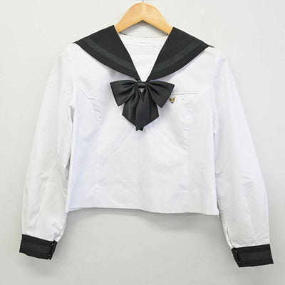 【中古】北海道 苫小牧西高等学校 女子制服 3点 (セーラー服) sf074427