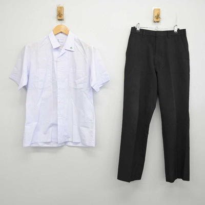 【中古】兵庫県 姫路商業高等学校 男子制服 2点 (シャツ・ズボン) sf074431