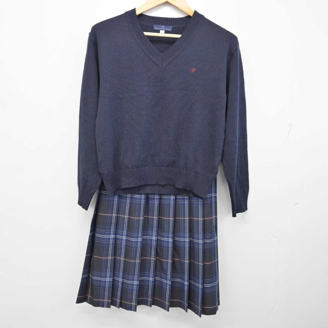 【中古】新潟県 国際情報高等学校 女子制服 4点 (ブレザー・ニット・スカート) sf074447 | 中古制服通販パレイド