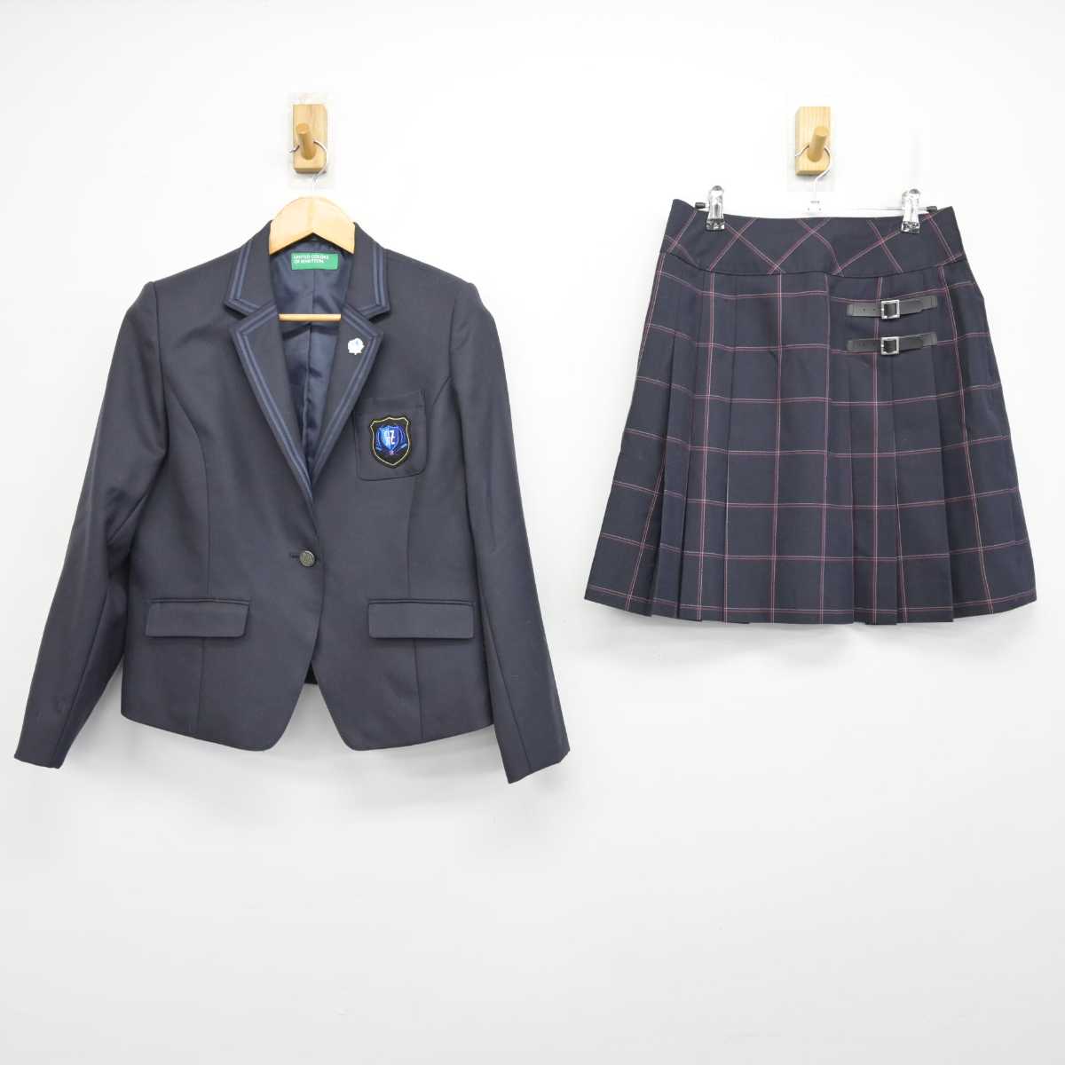 【中古】千葉県 あずさ第一高等学校 女子制服 3点 (ブレザー・スカート) sf074491