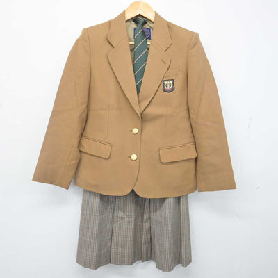 【中古】長崎県 長崎商業高等学校 女子制服 3点 (ブレザー・スカート) sf074494