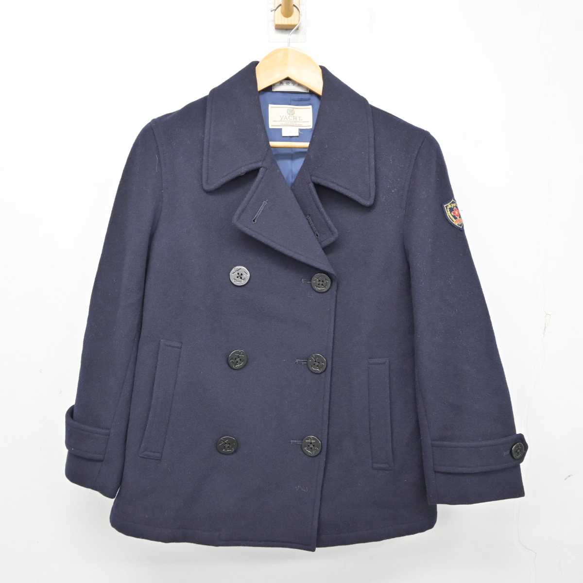 【中古】群馬県 共愛学園中学校・高等学校 女子制服 1点 (コート) sf074496